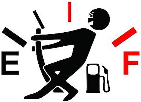 Master Yakıt Göstergesi Depo Sticker Oto Etiket Çıkartma