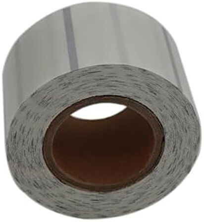 Şeffaf Termal Rulo Etiket 40mm X 40mm Çap Ruloda 500 Adet