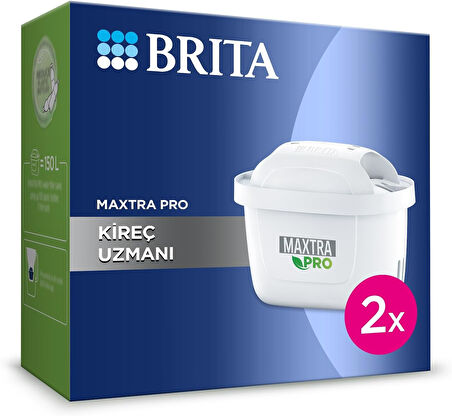 MAXTRA PRO Kireç Uzmanı Yedek Su Arıtma Filtresi, 2 li