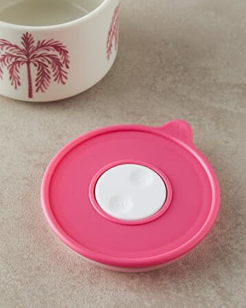 Home Carnival Tree New Bone China Saklama Kabı Pembe
