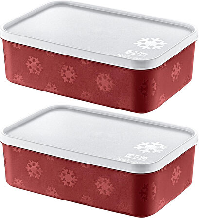 2'Li Set No Frost Saklama Kabı Carmen 1600 ML