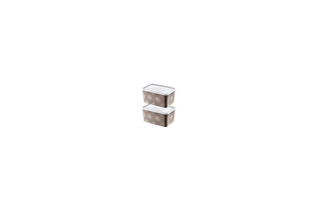 2'Li Set No Frost Saklama Kabı Terra 2600 ML