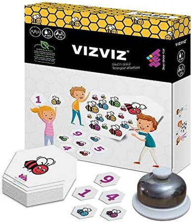 Zeka VIZ VIZ Dikkat ve Zeka Oyunu 4+ Yaş 8 Oyuncu