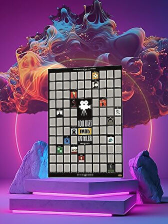 IMDb TOP 100 Kazıkazan DİZİ Hediyelik Poster