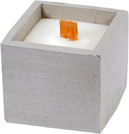 Vanilya Kokulu Mum Beton bardak Mum 80 Gr Karışık