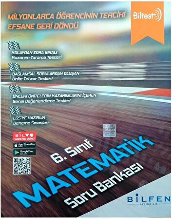 Sınıf Biltest Matematik Soru Bankası Bilfen Yayıncılık