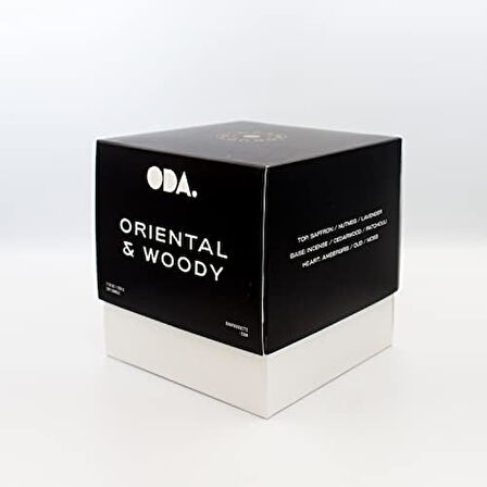 No: 5 Mermer Mum Oryantal Ve Odunsu Kokulu Tasarım Dekoratif Mermer Soya Mumu - 220gr (Beyaz)