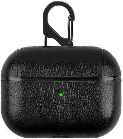 Kılıf Kulaklık Koruma Deri Darbe Korumalı Siyah Taba Kahverengi Kırmızı Siyah  Airpods 3 ile Uyumlu ürün