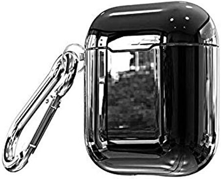 11267  Airpods ile uyumlu Kılıf Airbag 08 Silikon, Siyah