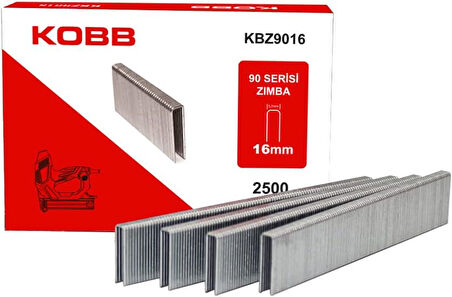 KBZ9016 16mm 2500 Adet 90 Serisi Ağır Hizmet Tipi Zımba Teli, Gri