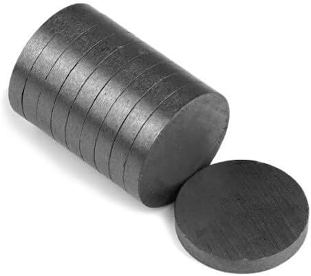 250 adet ikah Şekeri Ferrit Mıknatıs Kömür Mıknatıs Y30 Güçlü d12x3 mm