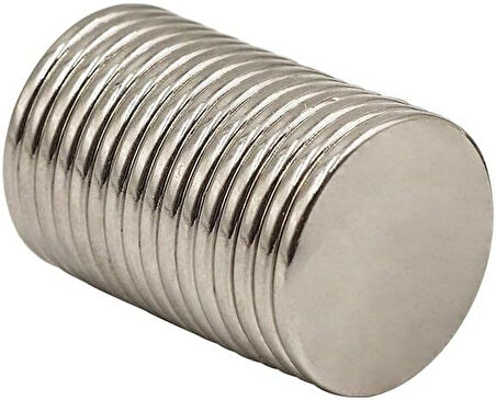 Magneteksan Ø12x3 mm Neodyum Silindirik Mıknatıs - 10 Adet Set