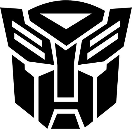 Aksesuar 10 x 11 cm Transformers Sticker Oto Sticker Araba Cam Sticker Siyah