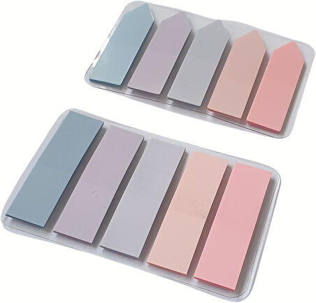 Sticky Notes Şeffaf Renkli Yapışkan Not Kağıtları Film İndeks (Renk 4)