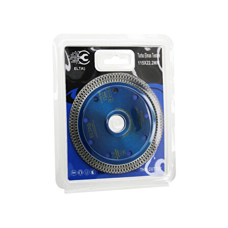 TURBO  ELMAS   MERMER  KESİCİ DİSK  115MMX22.2MM   İNCE HASSAS  TESTERE 1.2MM