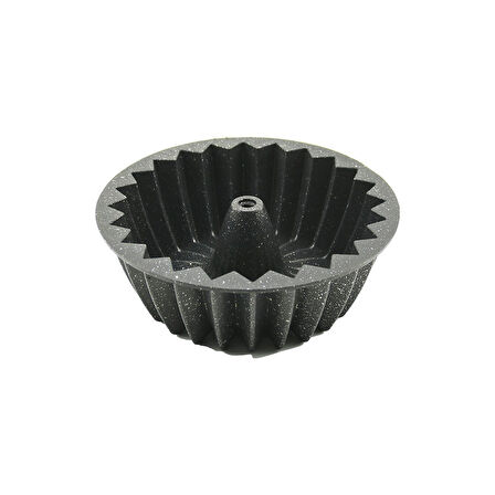 YILDIZ MODEL   DÖKÜM   GÖBEKLİ  KEK KALIP  ÇAP: 26CM  - DERİNLİK: 9CM