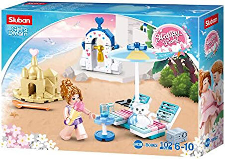 Girl's Dream Sahil Partisi Yapım Seti, 102 Parça