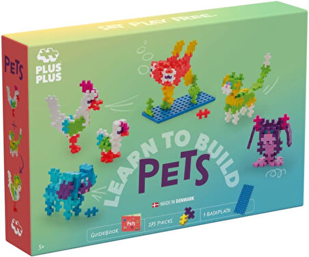 PLUS LEARN TO BULID PETS / 275 PCS