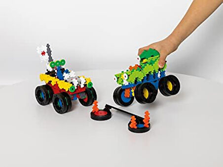 Plus Go Monster Trucks, 600 Parça İnşa ve Yapı Seti Oyuncağı