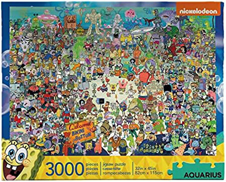 Kova Sünger Bob 3,000pc Bulmaca, 68508, Çoklu Renk"