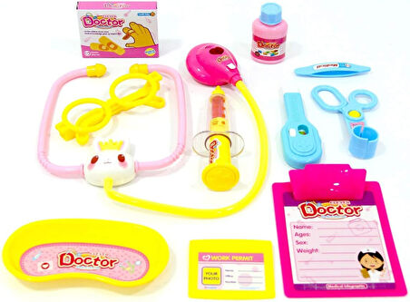 Doc. Doktor Seti Plastik Çantalı Büyük Sesli Işıklı