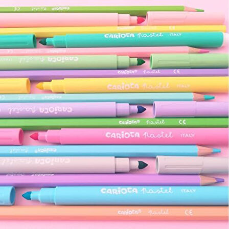 Pastel Süper Yıkanabilir Keçeli Kalem 8'li