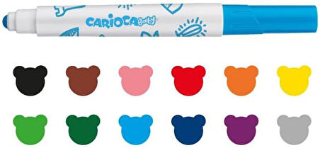 12 RENK BABY JUMBO KEÇELİ KALEM 42814