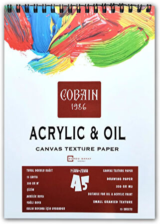 1986 Akrilik Boyama Defteri (A5)