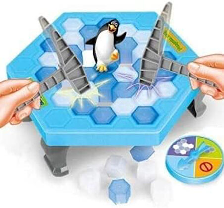 Buz Tuzağı, Buz Kırma Oyunu, Penguen Düşürme Oyunu, Çocuk Zeka Ve Strateji Oyunu, Buz Kırıcı Oyun