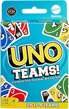 Games UNO Teams Kartlar, 7Y+, HXT58