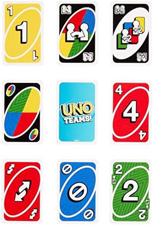 Games UNO Teams Kartlar, 7Y+, HXT58