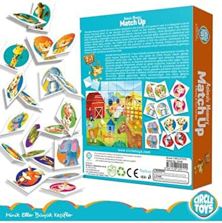 Toys Animals Memory Match Up