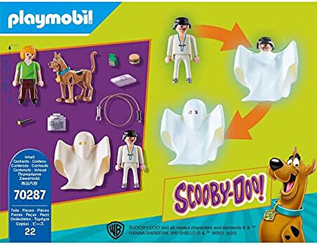 70287 SCOOBY-DOO!© Hayaletle Scooby ve Shaggy, eğlenceli yaratıcı rol yapma, oyun seti 5 yaş ve üzeri çocuklar için uygundur