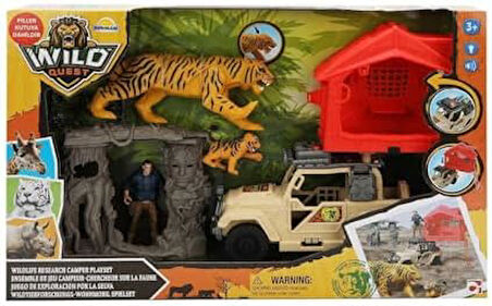 Mei Wild Quest Sesli ve Işıklı Safari Oyun Seti