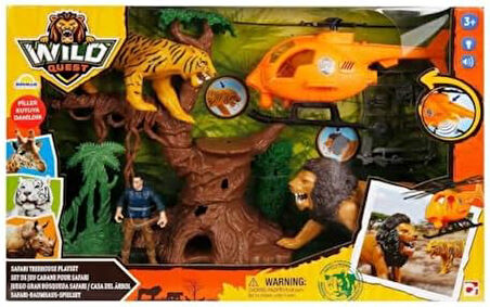 Mei Wild Quest Sesli ve Işıklı Safari Oyun Seti