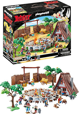 Asterix 70931 büyük köy festivali, 5 yaşından büyük çocuklar için oyuncak