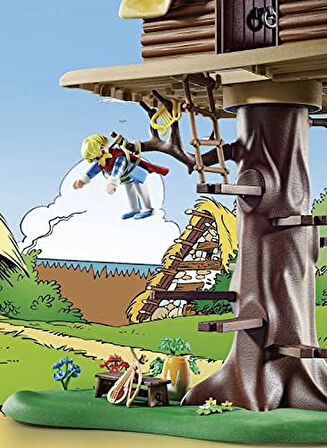 Asterix 71016 Troubadix, ağaç evi, 5 yaş ve üstü çocuklar için oyuncak