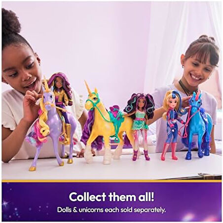 Academy Tek Boynuzlu At Leaf, popüler Netflix dizisindeki Ava'nın yaklaşık 28 cm tek boynuzlu atı, 4 yaş+ çocuklar için