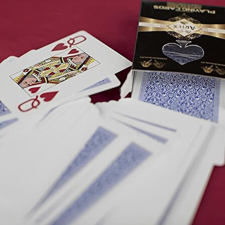 Jumbo Boy Plastik Poker Oyun Kağıdı (Casino Playing Cards) (Mavi)