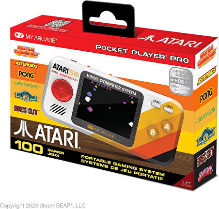 ARCADE ATARI PORTABLE RETRO KONSOL 100 OYUN