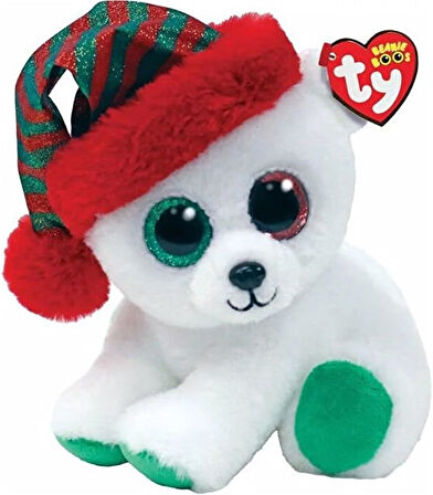 Beanie Boos Peluş Yılbaşı Kutup Ayısı Paxton 12 cm