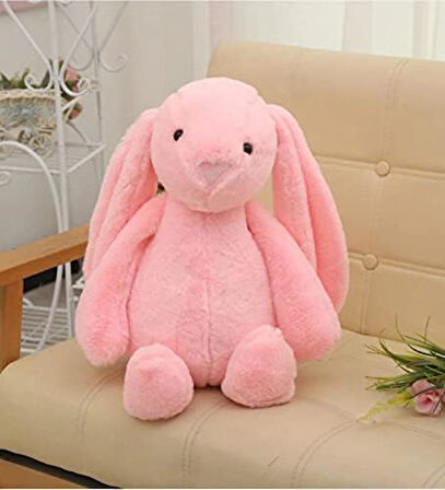 Arkadaşım Uzun Kulak Bunny Peluş Tavşan 65 cm Pembe