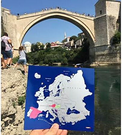 - Gez - Kazı Avrupa Haritası (Magnet, 20x18 cm)
