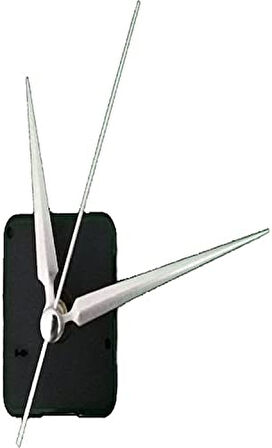 Saat Mekanizması,Quartz Akar Saat Mekanizması 16 mm ve Seti (Akrep - Yelkovan - Saniye) Askısız exizNM346