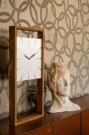 Ahşap Modern Duvar Saati 60 x 30 HU41HU41Lİ0162