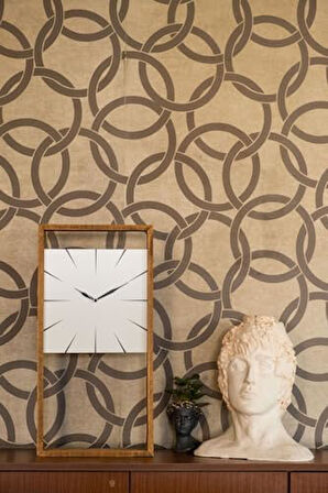 Ahşap Modern Duvar Saati 60 x 30 HU41HU41Lİ0162