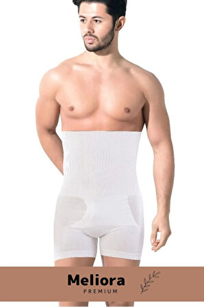Özel Üretim Fit Görünüm Sağlayan Inceltici Rahat Atlet Ve Boxer Inceltici Erkek Korse 2'li Set