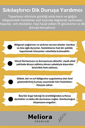 Bel Göğüs Göbek Jinekomasti Toparlayıcı Erkek Extra Göbek Sıkılaştırıcı Siyah Korse Atlet