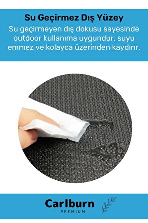 Özel Konfor Modeli Çift Taraflı Kaymaz Silinebilir Antibakteriyel Yoga Meditasyon Minderi 6,5mm Mat