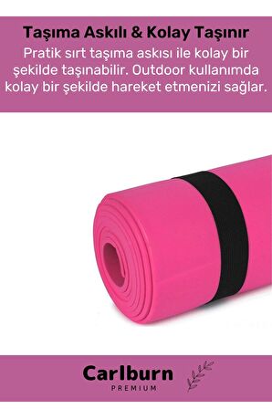 Özel Konfor Modeli Çift Taraflı Kaymaz Silinebilir Antibakteriyel Yoga Meditasyon Minderi 6,5mm Mat